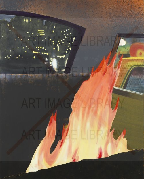 Image no. 5073: Fire in a limo (Dexter Dalwood), code=S, ord=0, date=2018